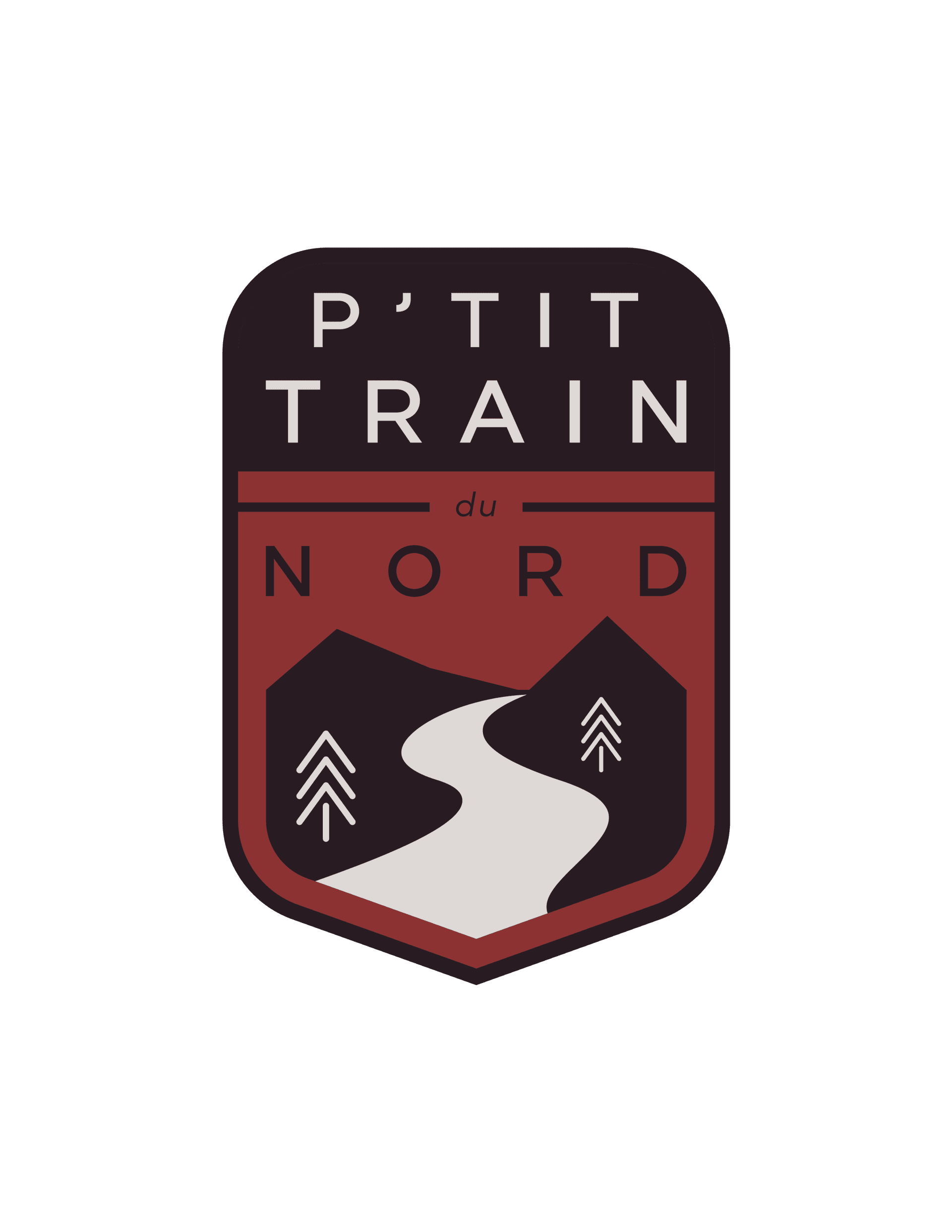 Parc linéaire le P'tit Train du Nord logo Parc linéaire le P'tit Train du Nord logo