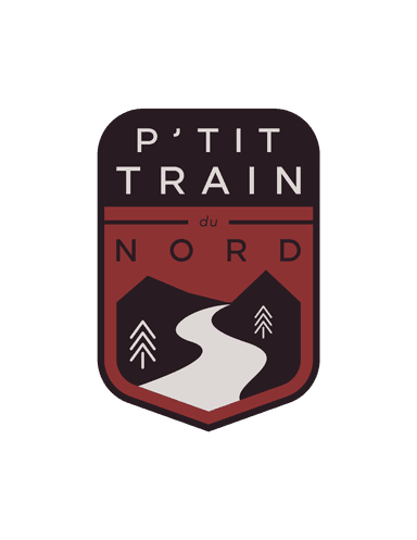 Parc linéaire le P'tit Train du Nord logo Parc linéaire le P'tit Train du Nord logo