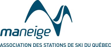 Association des stations de ski du Québec logo Association des stations de ski du Québec logo