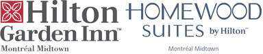 Hilton Garden Inn & Homewood Suites Montréal Midtown logo Hilton Garden Inn & Homewood Suites Montréal Midtown logo